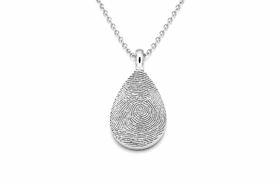Thumbnail: Personalized  Finger Print Necklace