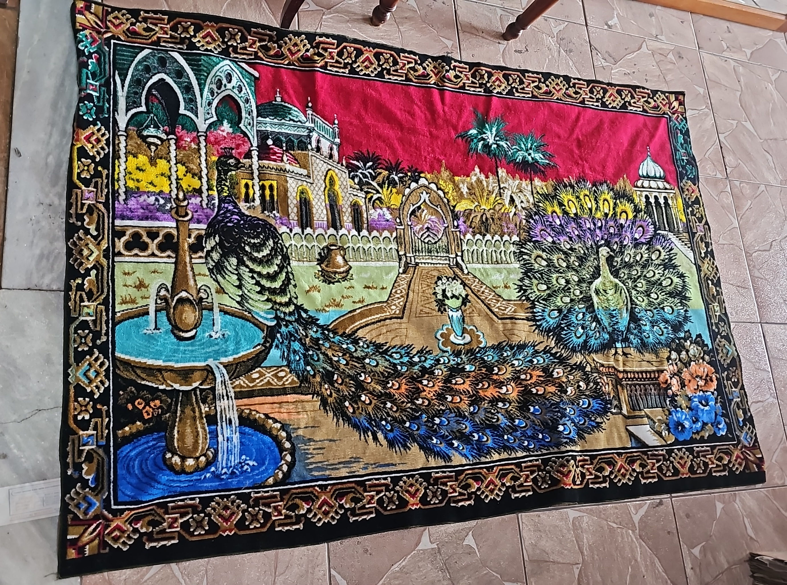 Tapete de parede pavão