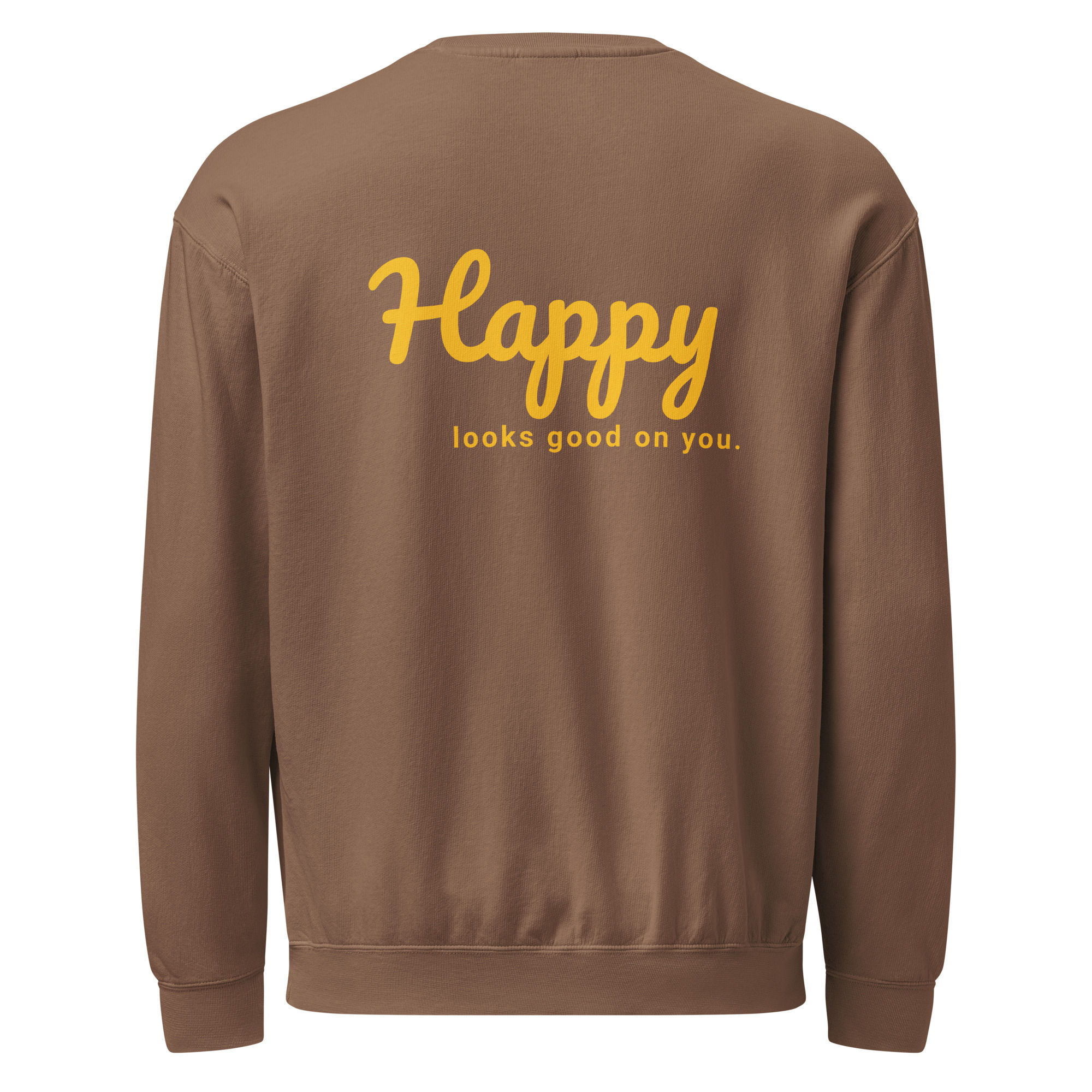 Happy Looks Good on You Unisex Crewneck