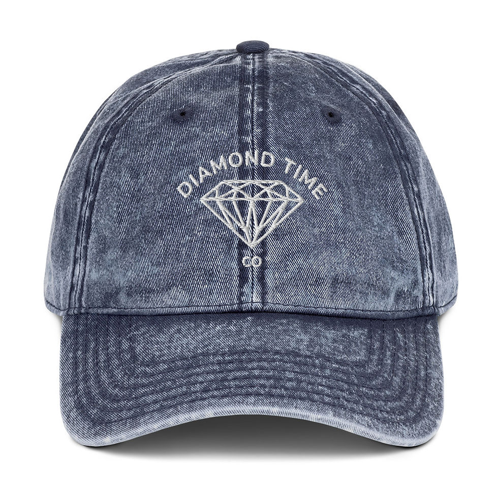 Thumbnail: Diamond Time Vintage Cotton Cap