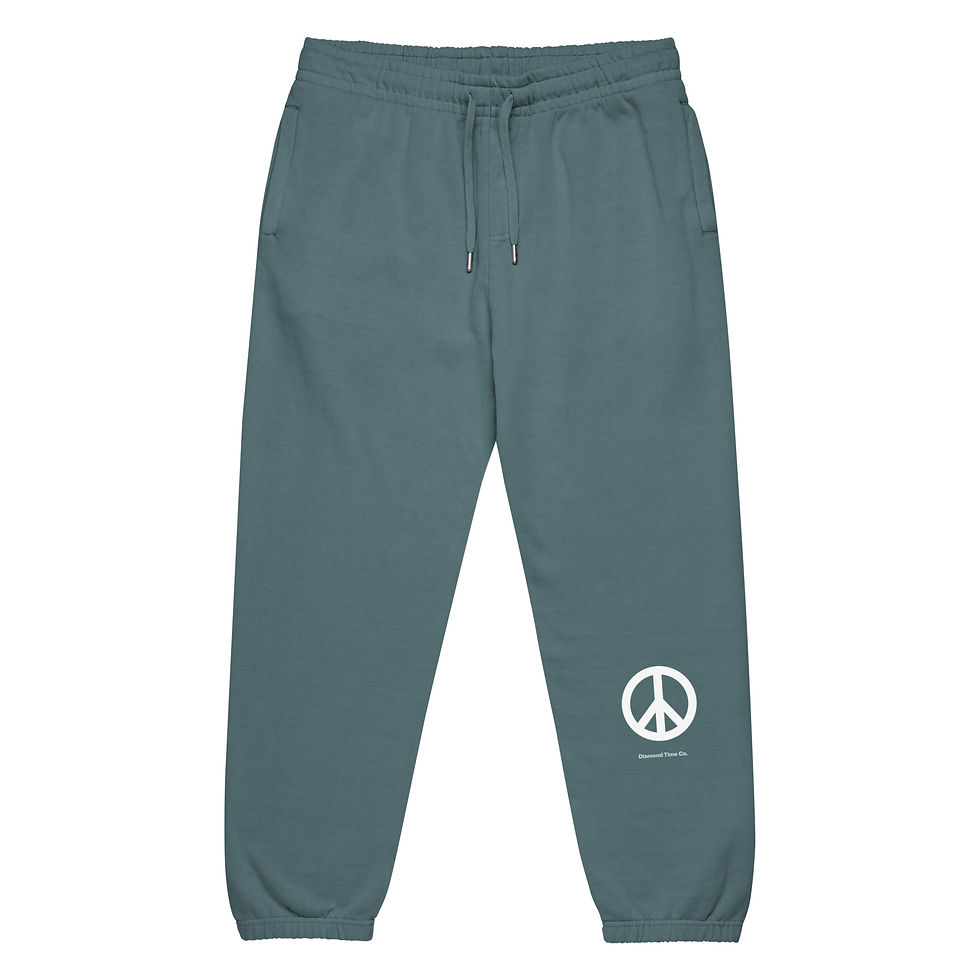 Thumbnail: Peace is an Inside Job Oversized Heavyweight Sweatpants
