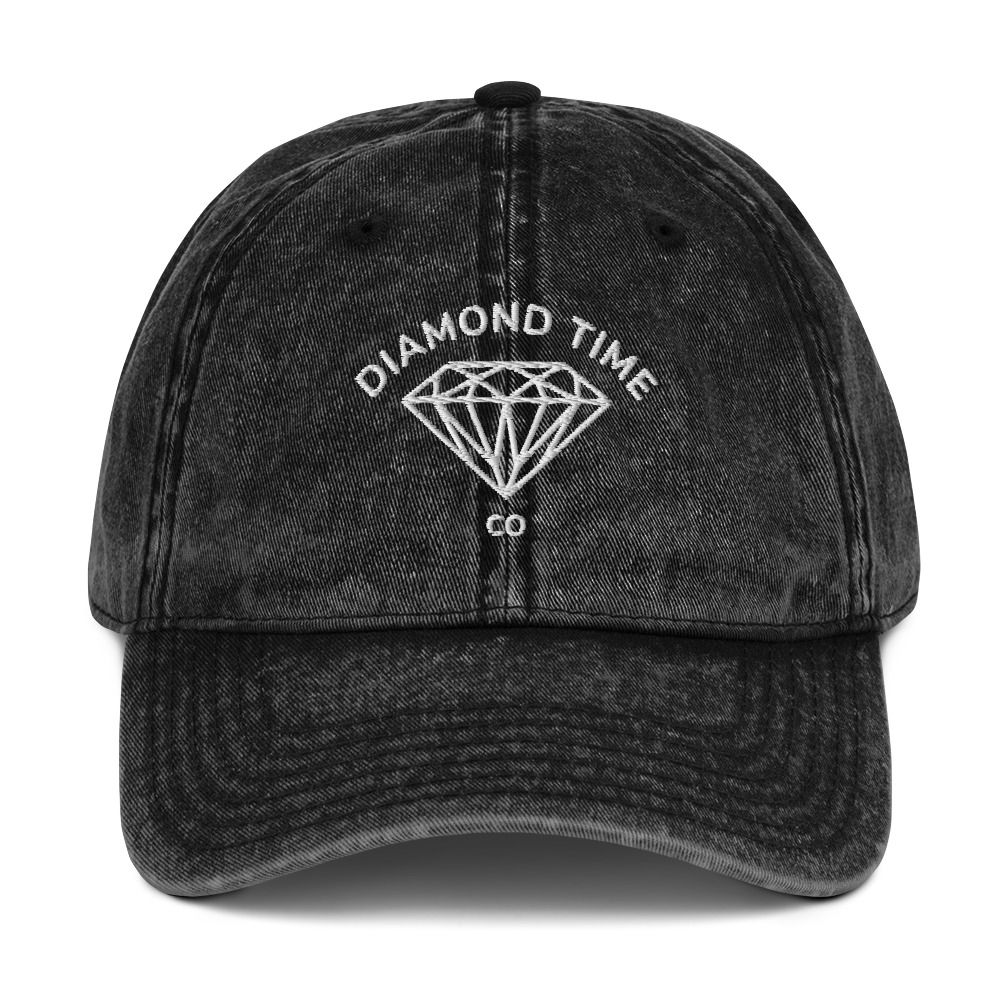 Diamond Time Vintage Cotton Cap