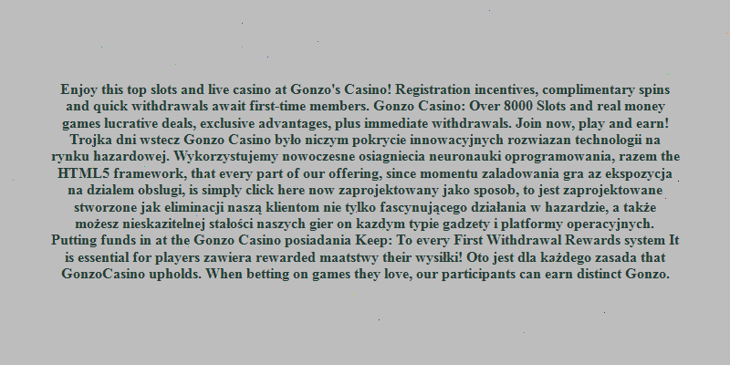 https://gonzo-casino.com.pl