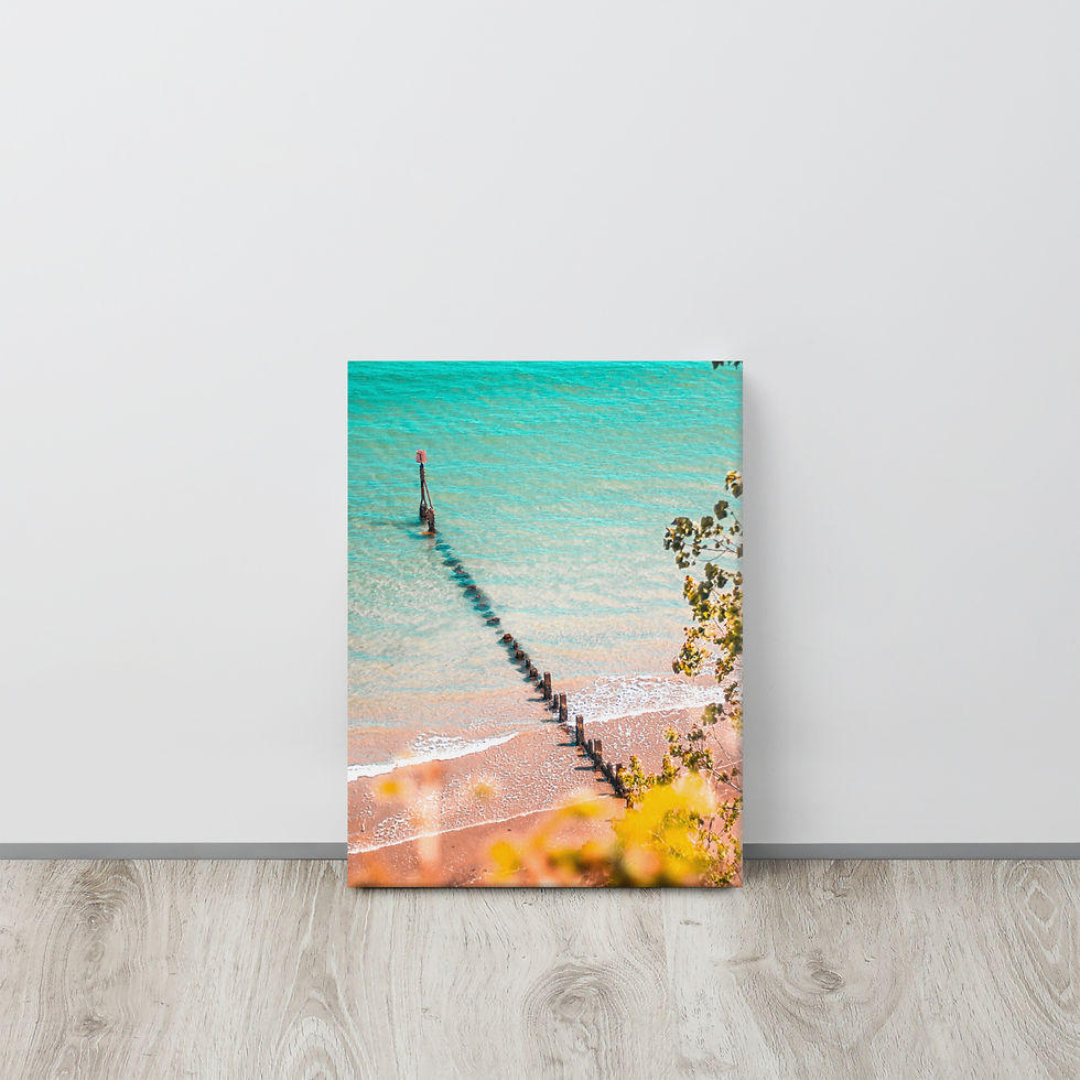 Thumbnail: Turquoise Ocean - Canvas Print