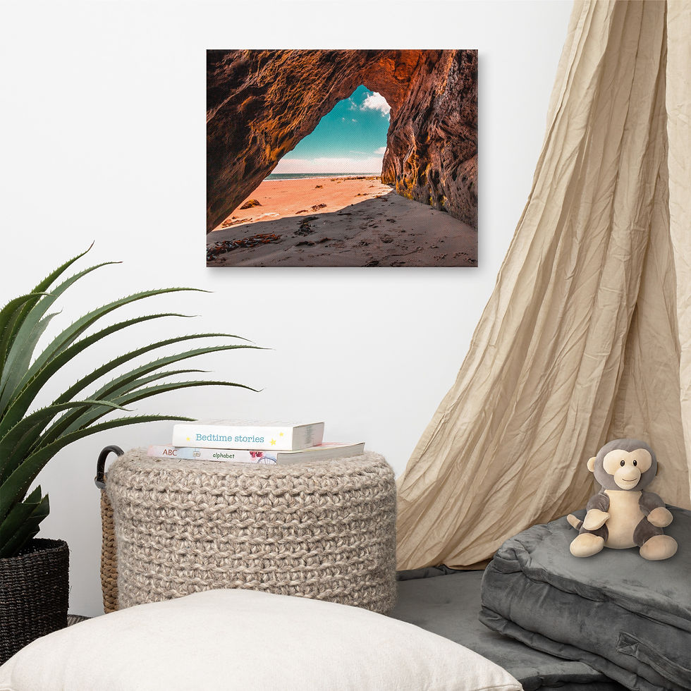 Thumbnail: Beach Cave - Canvas