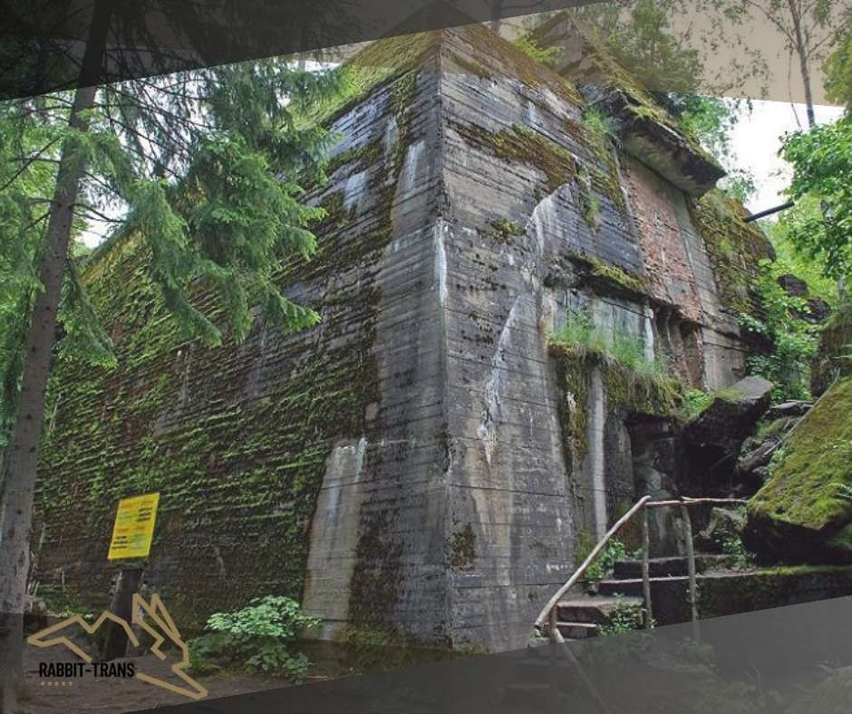 A huge air raid shelter in Wolf's Lair in Masuria. Here Hitler directed the Barbarossa plan