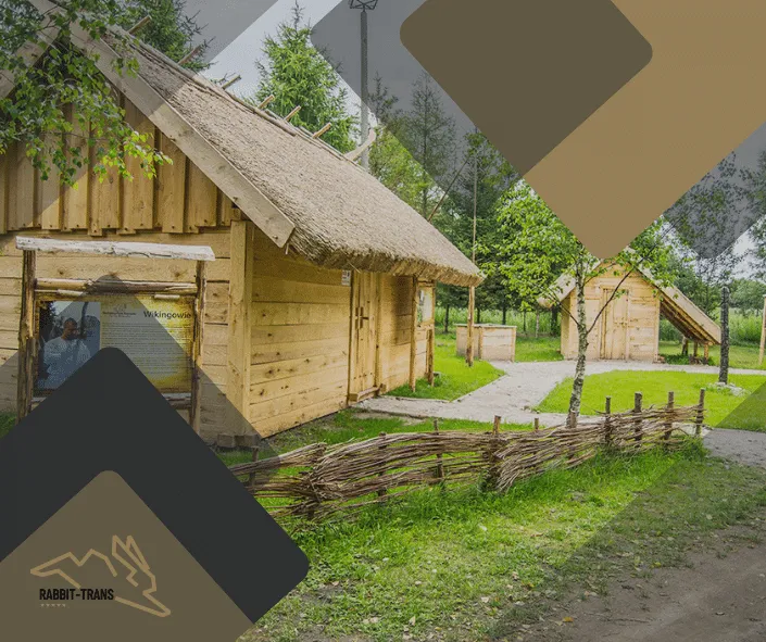 Reconstruction of the Viking settlement of Truto in the New Holland amusement park