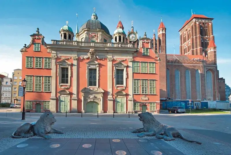 View of the Royal Chapel in Gdańsk