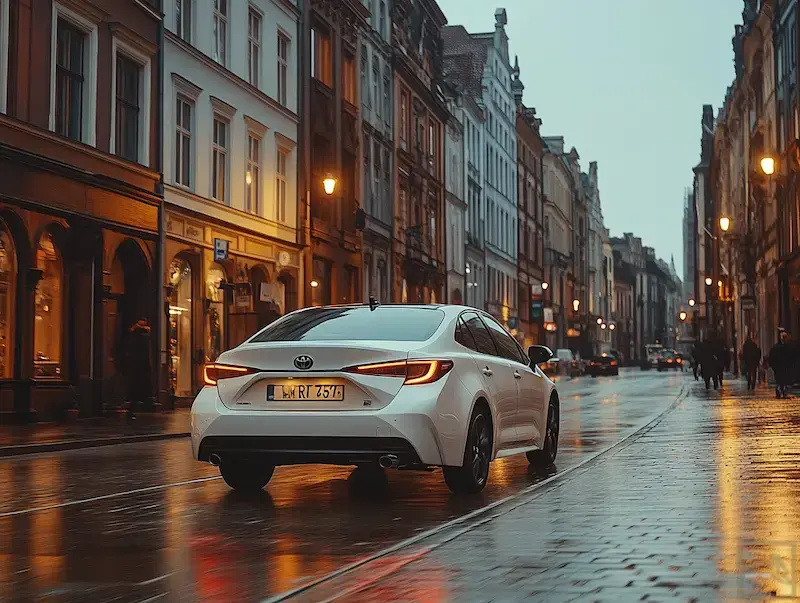 Toyota corolla taxi über