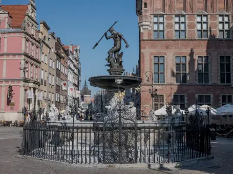 Neptune's Fountain in Gdańsk - Meeting with the King of the Sea