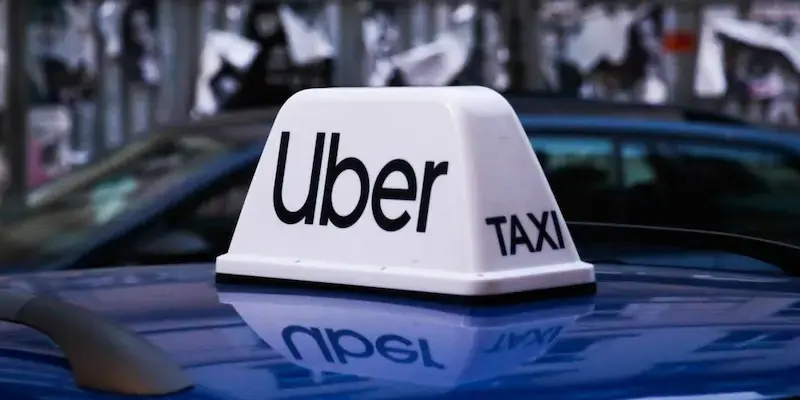 Taxi-Uber-Lampe