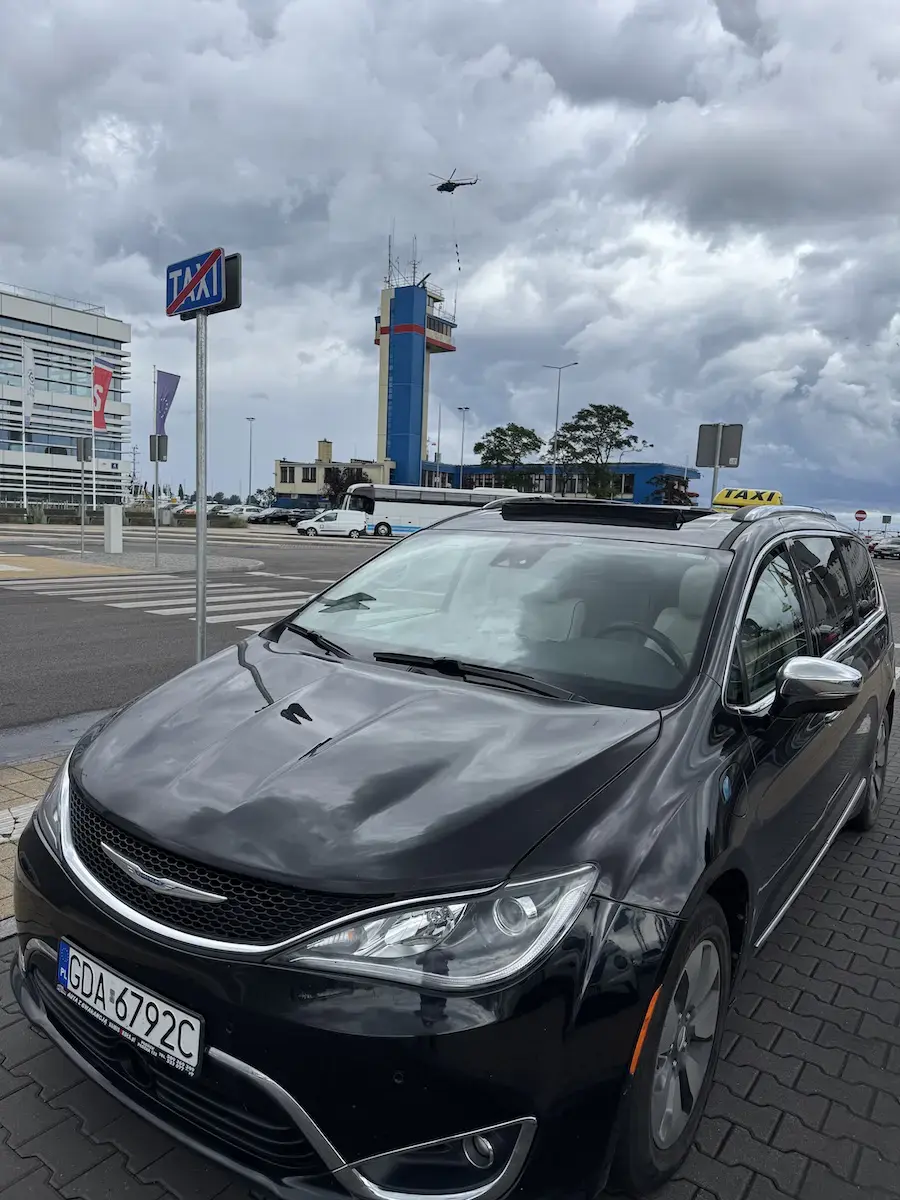 Taxi am Fährterminal in Gdynia