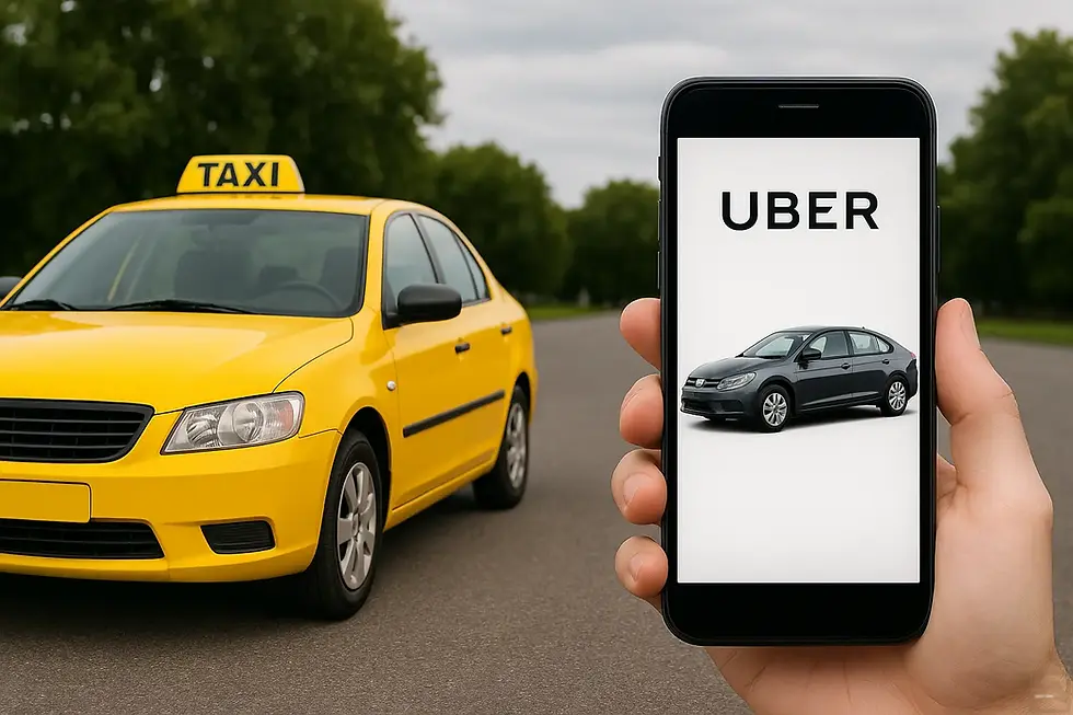 Taxi oder Uber