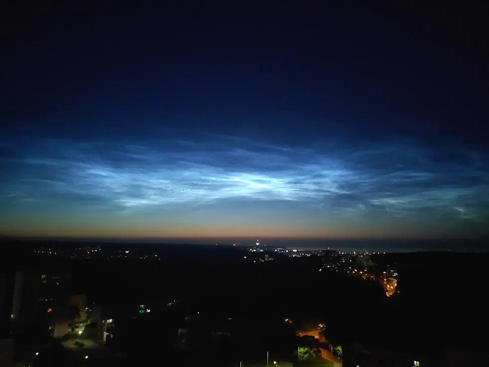 silver clouds in Gdańsk