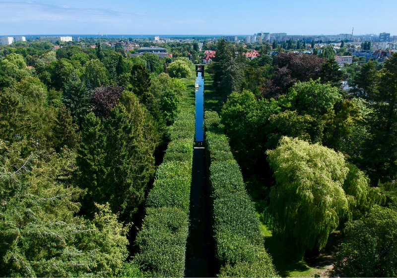 The viewing axis thanks to which the bay of Gdańsk was once visible