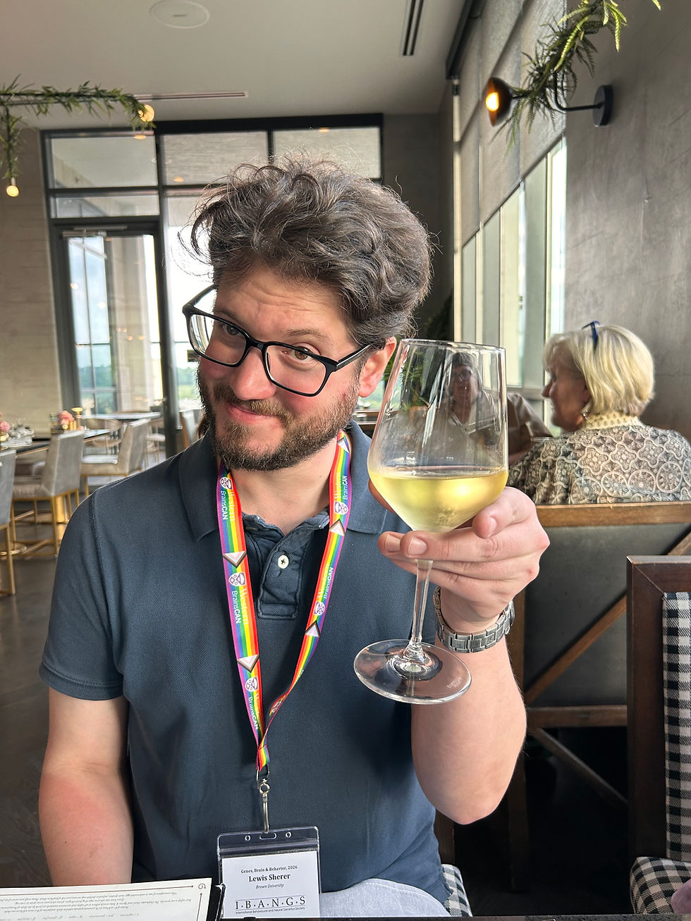 Lewis Sherer Celebrating his Birthday at the 2026 Genes Brains Behavior meeting