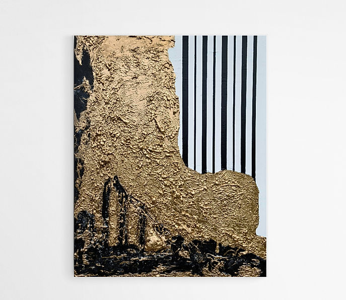  Bo Contrast, Beige, Gold, Art, Mixed Media Art, Artist, abstract art, abstrakte kunst, moderne kunst, Heilbronn, Stuttgart, Baden Württemberg, junge Künstler, aufstrebende künstler, emerging artist germany, schwarz, Black, structure