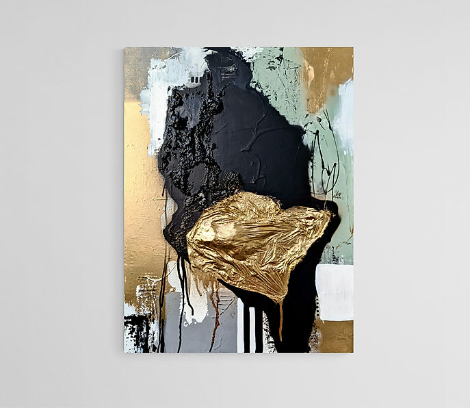  Bo Contrast, Beige, Gold, Art, Mixed Media Art, Artist, abstract art, abstrakte kunst, moderne kunst, Heilbronn, Stuttgart, Baden Württemberg, junge Künstler, aufstrebende künstler, emerging artist germany, schwarz, Black, structure