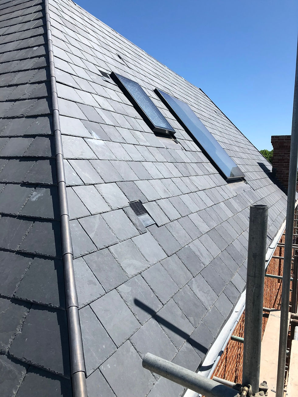 Roof repair work completed by TMJ Roofing