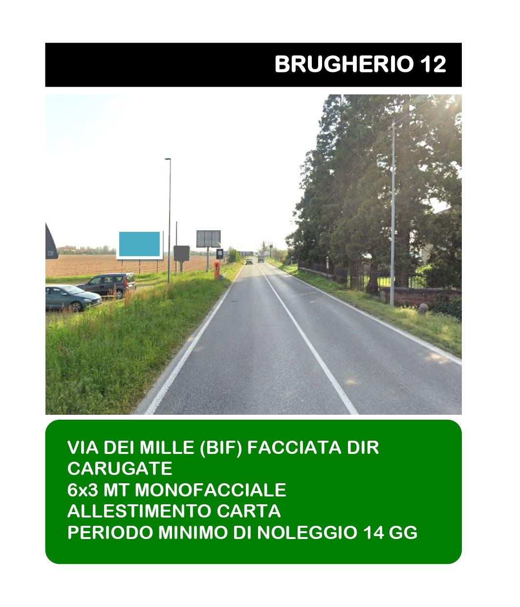 BRUGHERIO 12 (formato 6x3 mt)