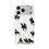 Thumbnail: Polo Players Card Holder Phone Case — Black Silhouette Horse Polo Pattern