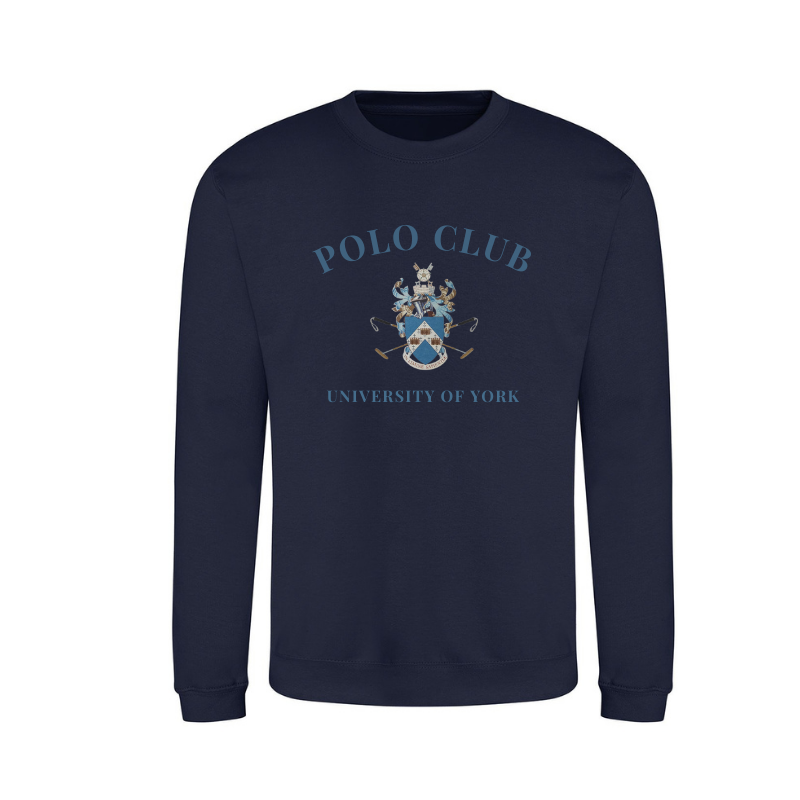 York Polo Navy Sweatshirt