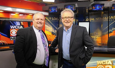 Gary Hackler former WCIA GM and Doug Quick