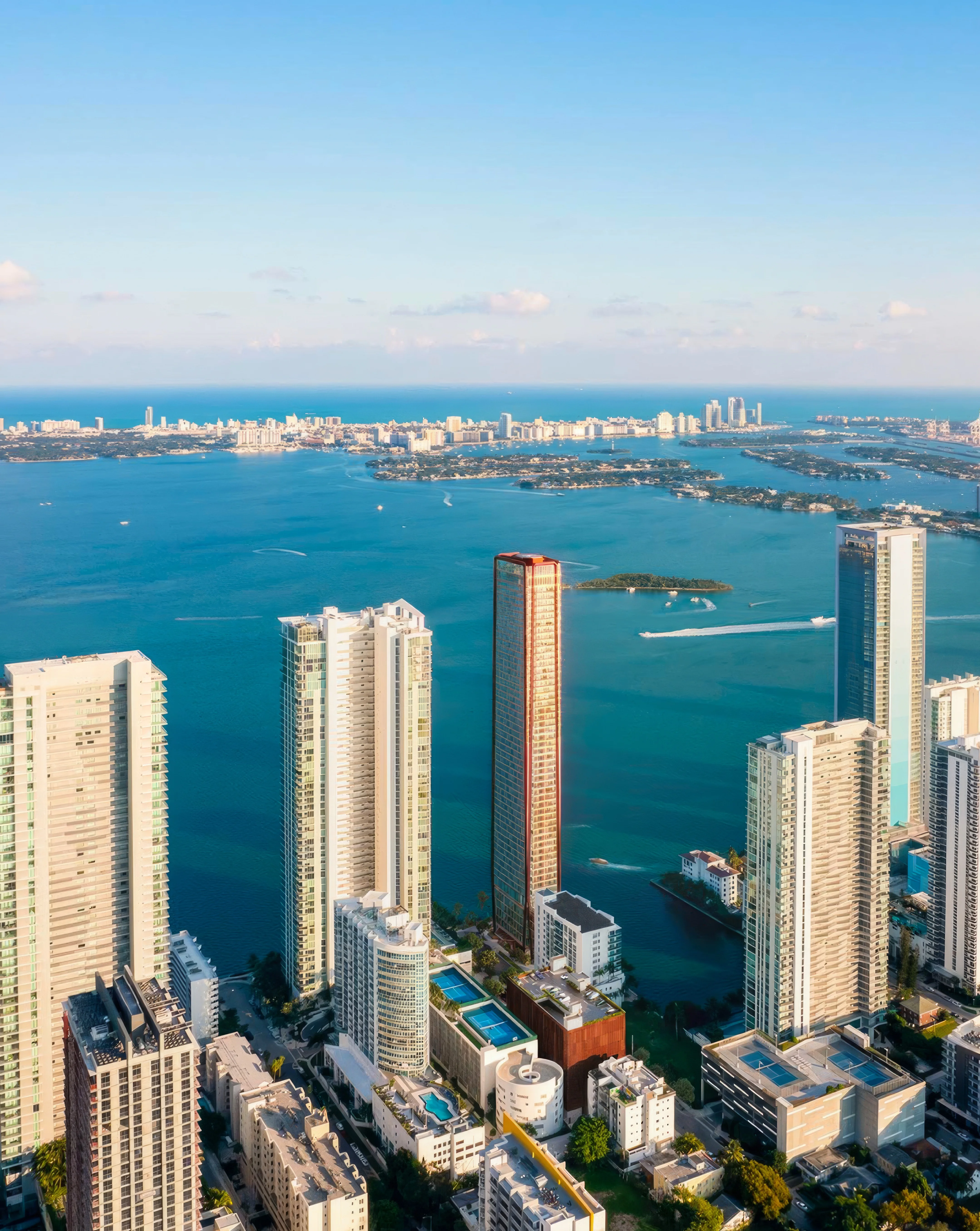 Terra & Major Food Group join forces to launch Villa Miami, a 58-story waterfront condominium tower, offering residents a rooftop helipad