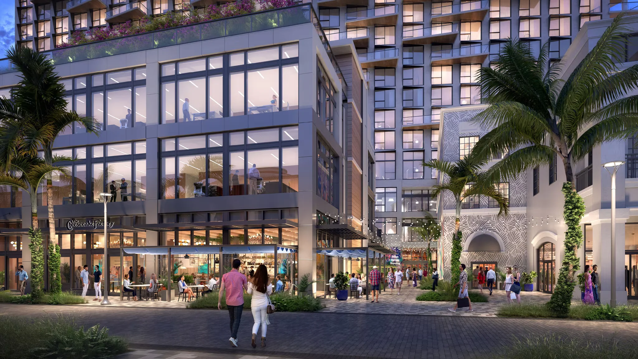575 Rosemary, a mixed-use apartment development in the heart of The Square nears completion