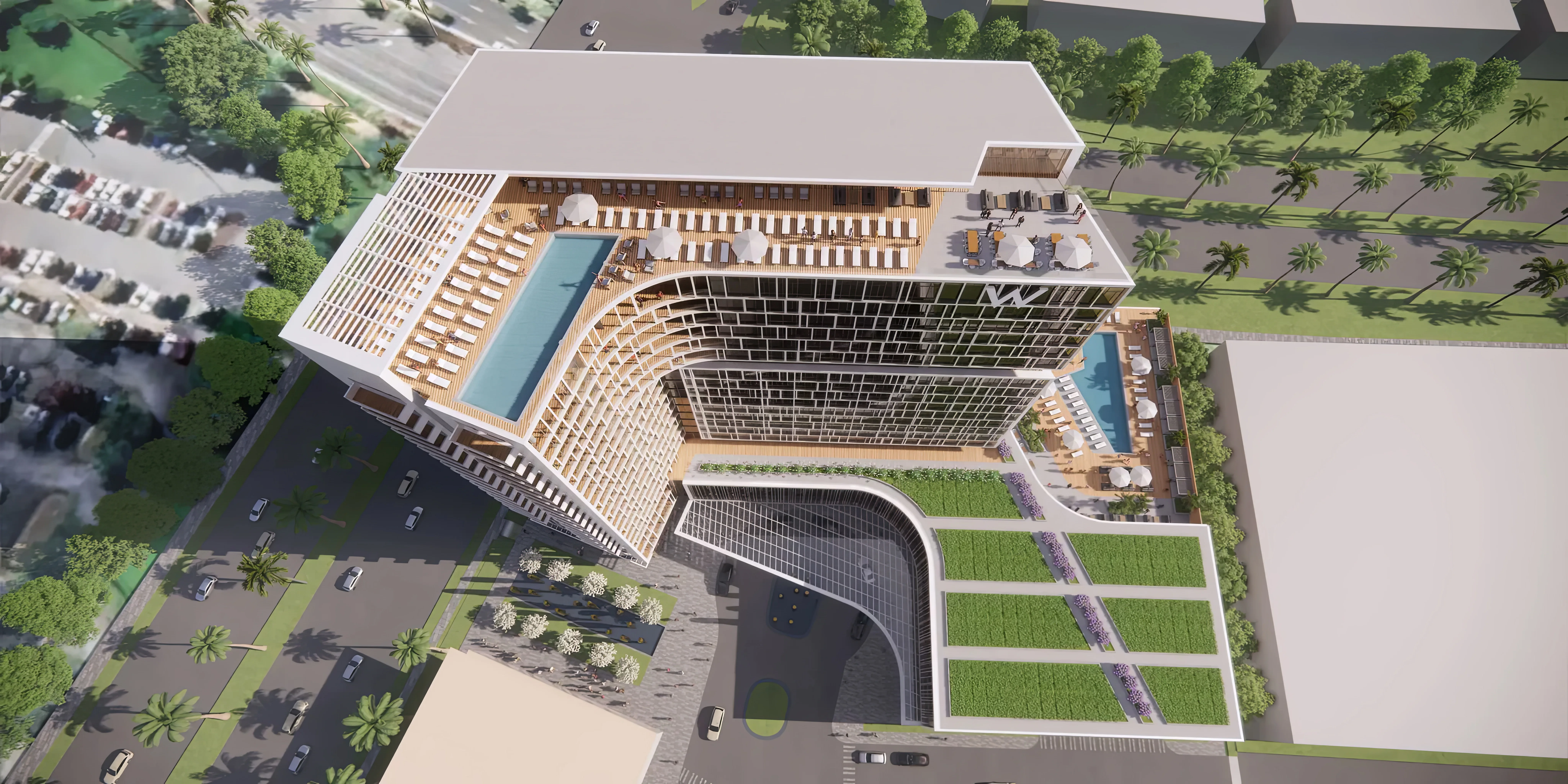 Marriott-branded W Hotel with 2,000-seat concert venue is breaking ground at Epic Universe, with plans for 200 yearly acts and day club/nightclub at adult rooftop pool