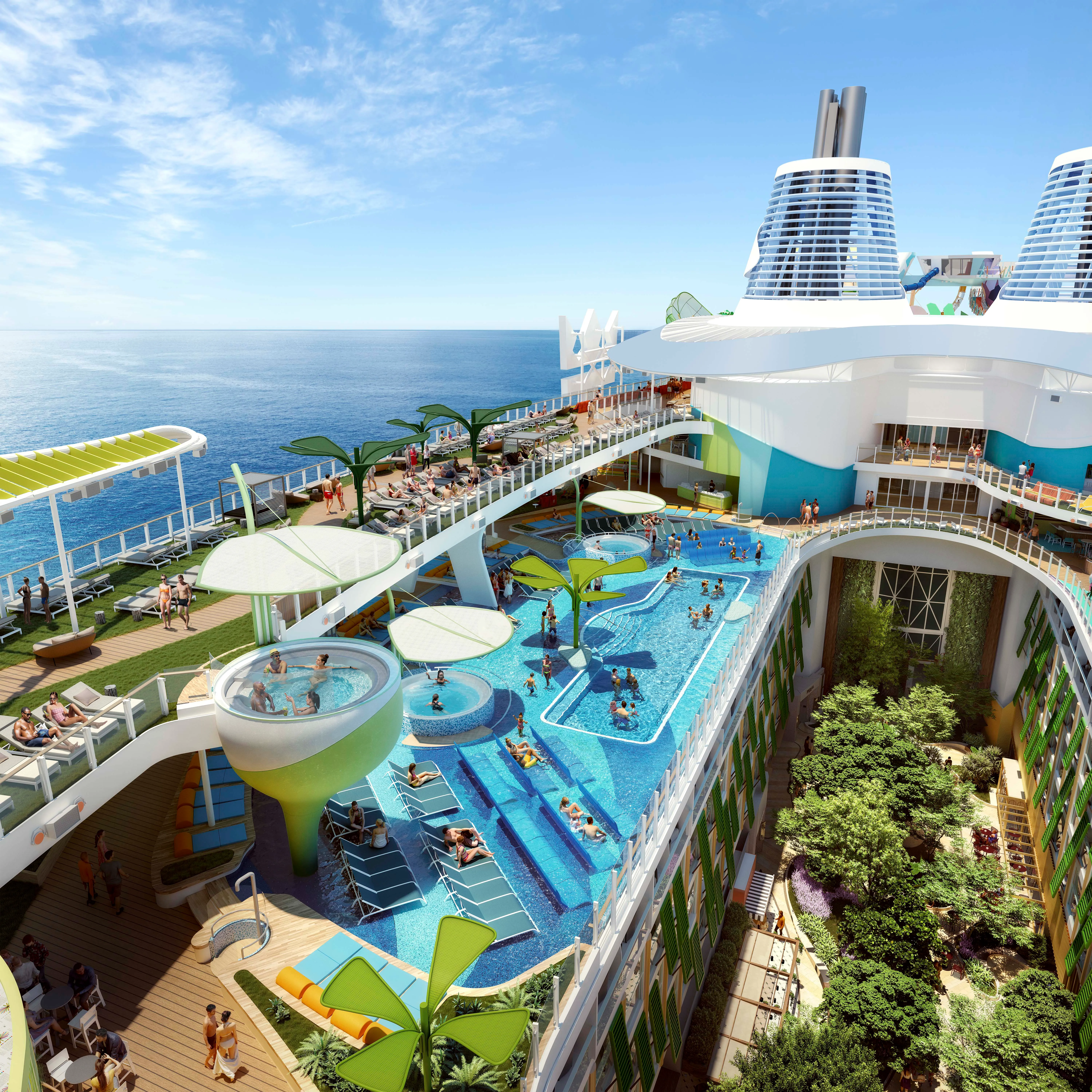 Royal Caribbean’s new Icon of The Seas, the largest cruise ship in the world, will debut in January