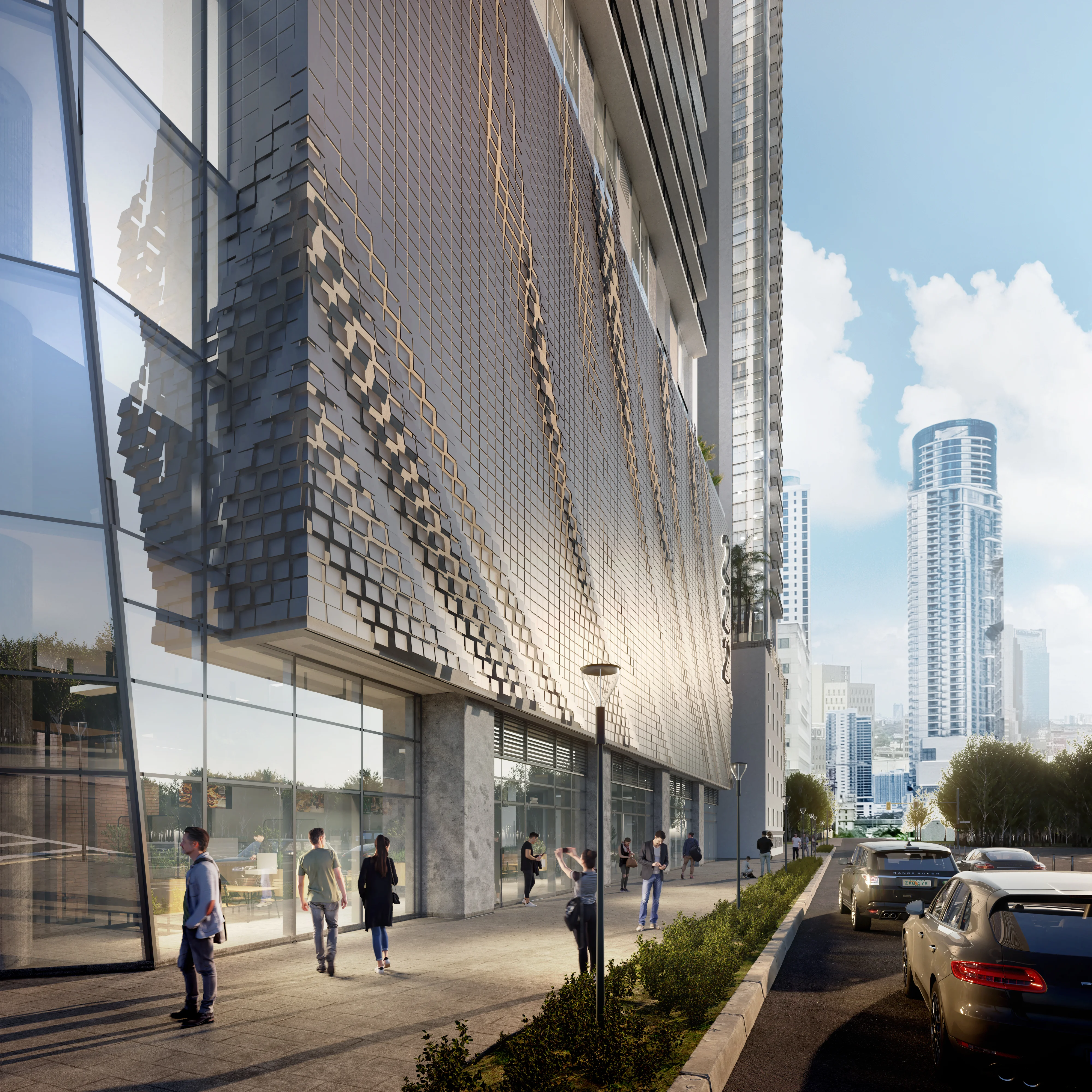 Two 43-story towers, referred to as 222 Namdar Towers, begin construction in Downtown Miami, spanning over1.3 million square feet with 1,394 residential units