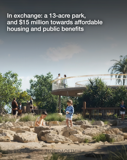 Biscayne Bay boardwalk and public park proposed on Watson Island