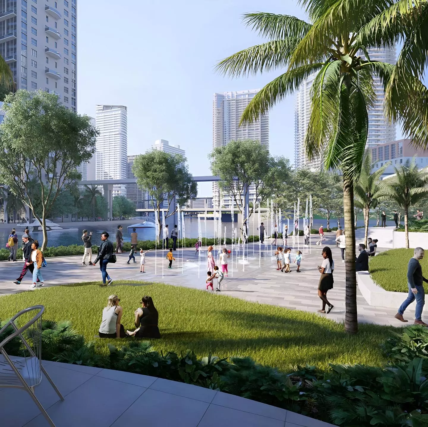 $1.7 billion Miami Riverbridge, mixed-use development with three towers, expects 2029 completion