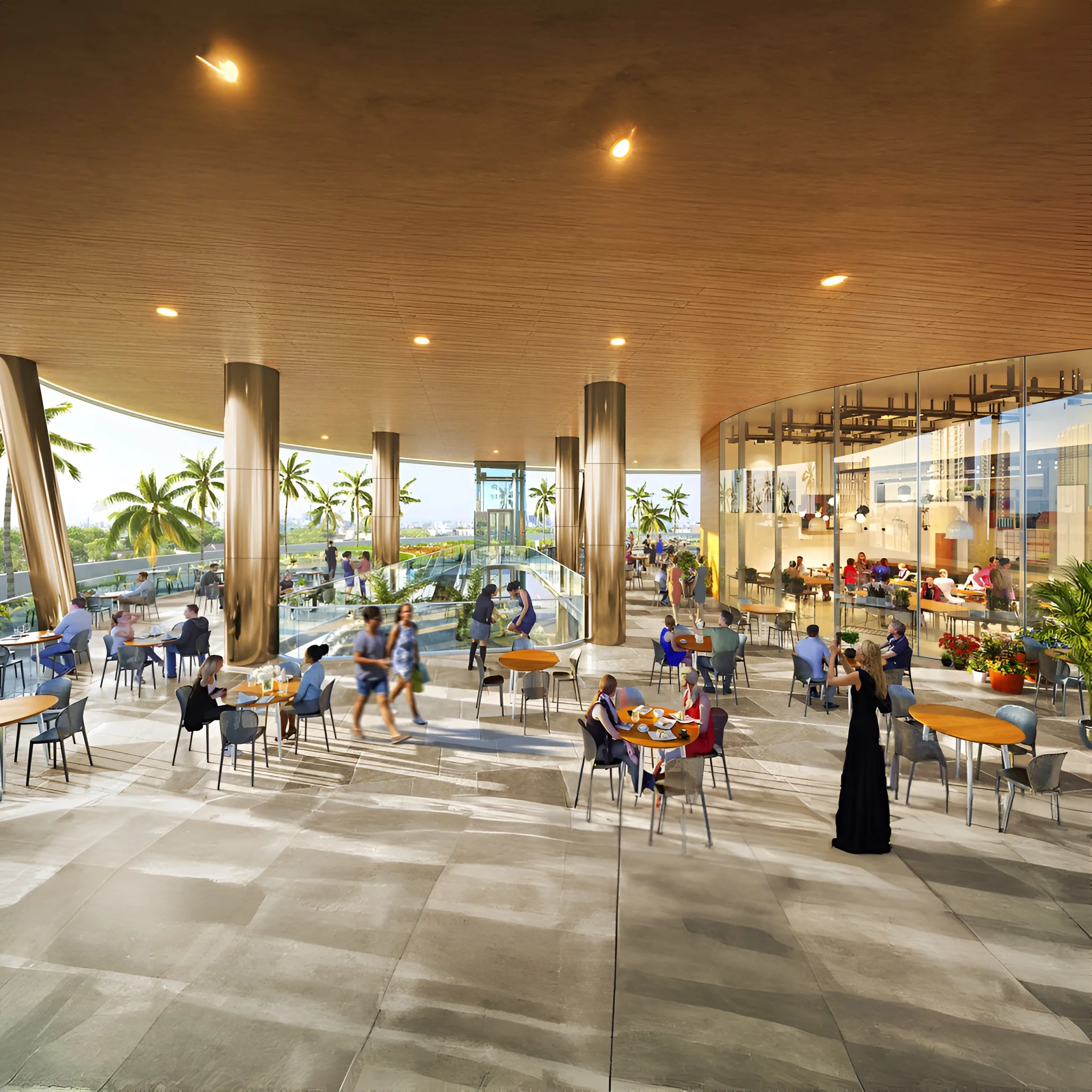L'Isola, a new 3-story food hall, with a rooftop restaurant, could be coming soon to Aventura