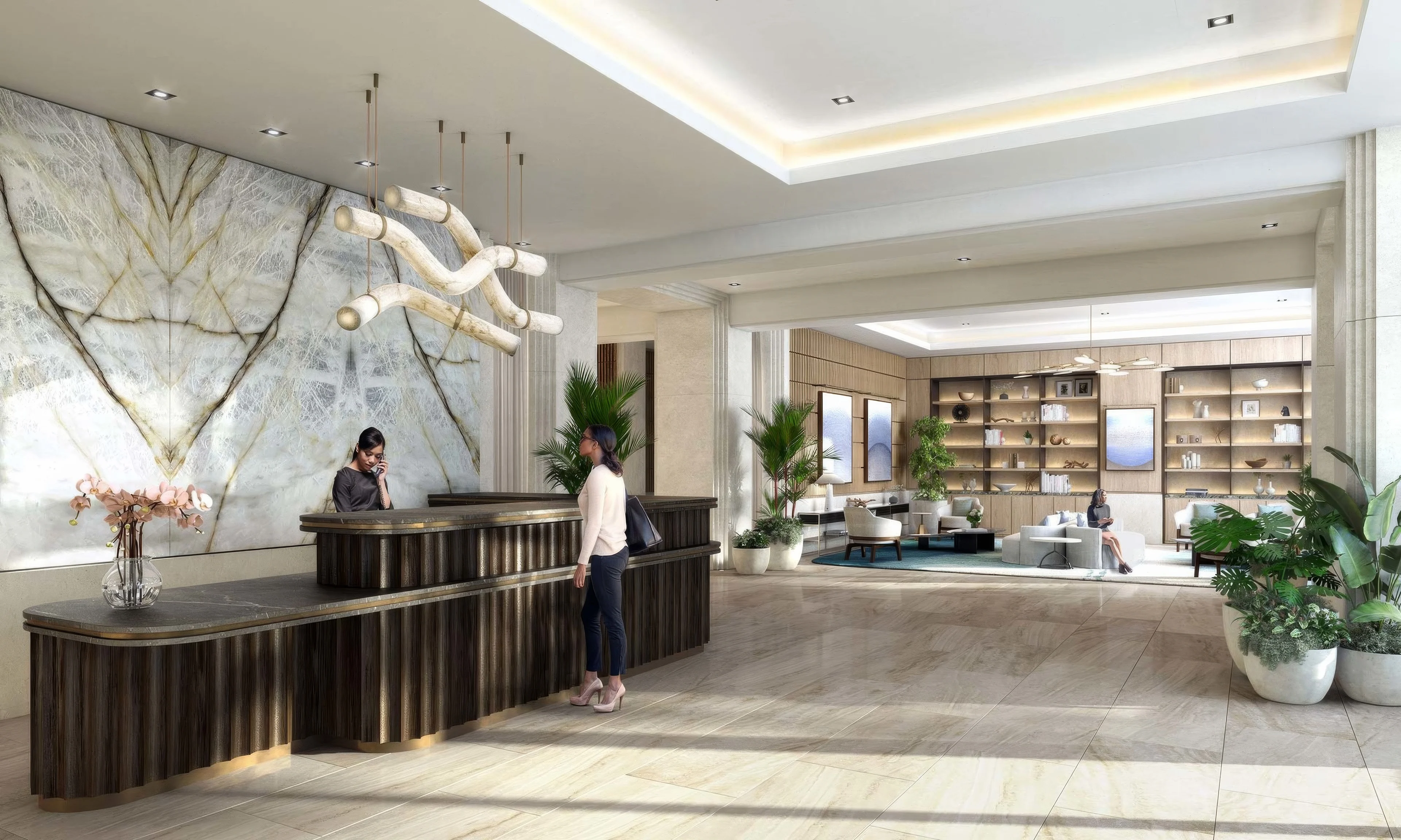 Laurel, a new 21-story apartment tower begins leasing at The Square in West Palm Beach, offering residents luxury amenities a few blocks from Brightline station 