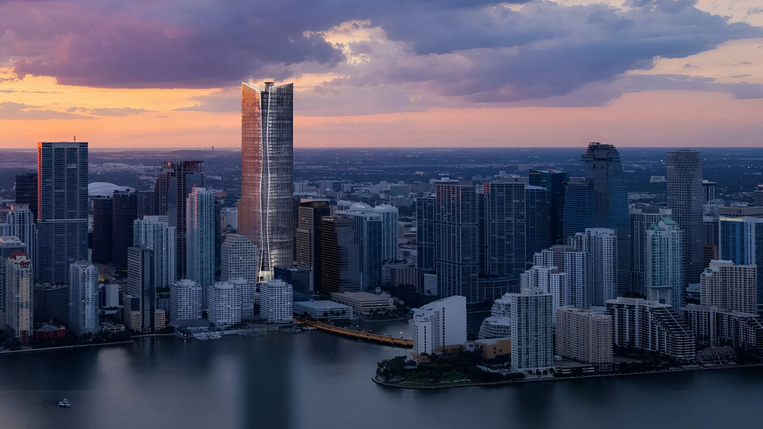 One Brickell City Centre, set to be tallest commercial building in Florida, continues construction