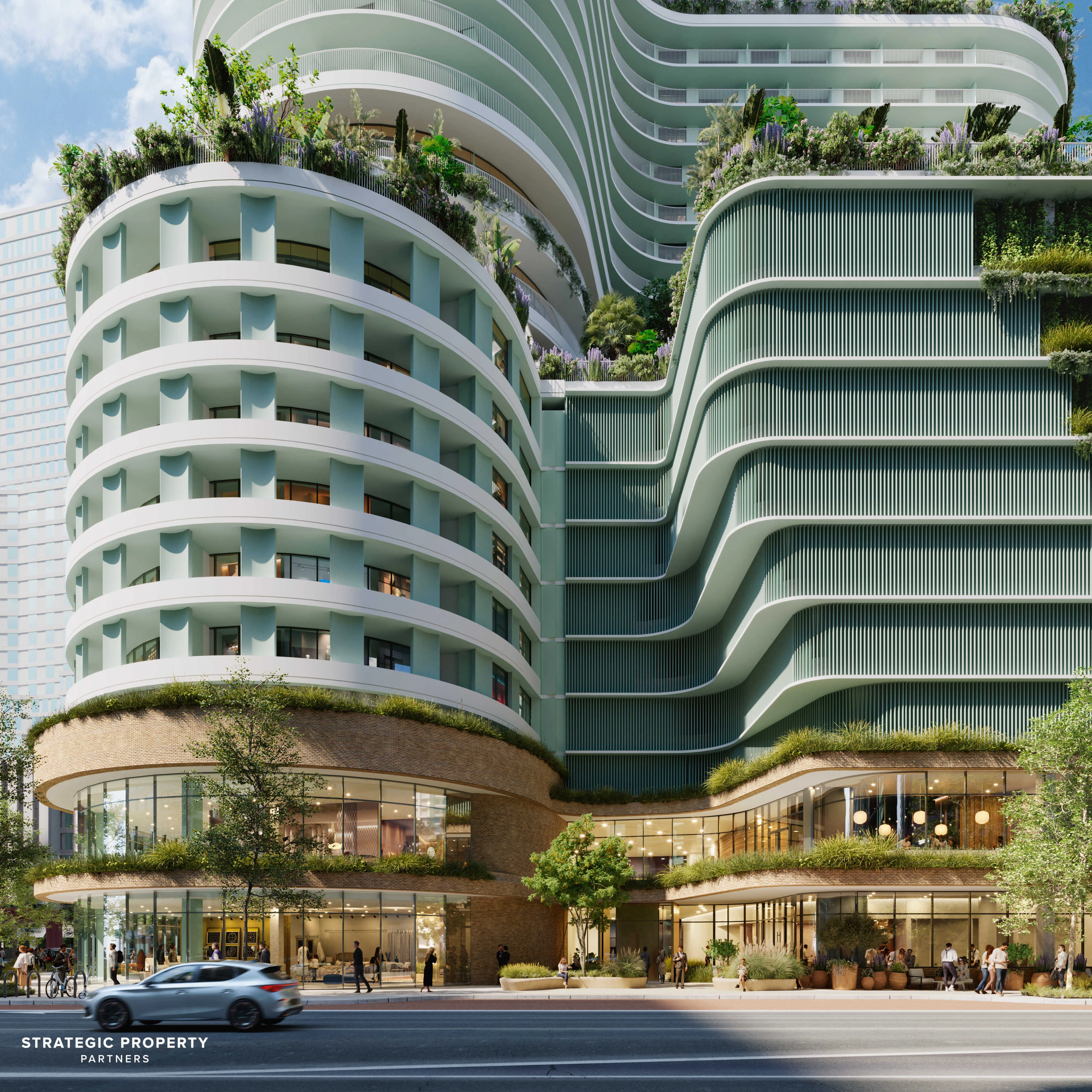 SPP unveils three new projects for Water Street Tampa, a new tallest residential condo tower, an office complex, and an entertainment destination near Amalie Arena