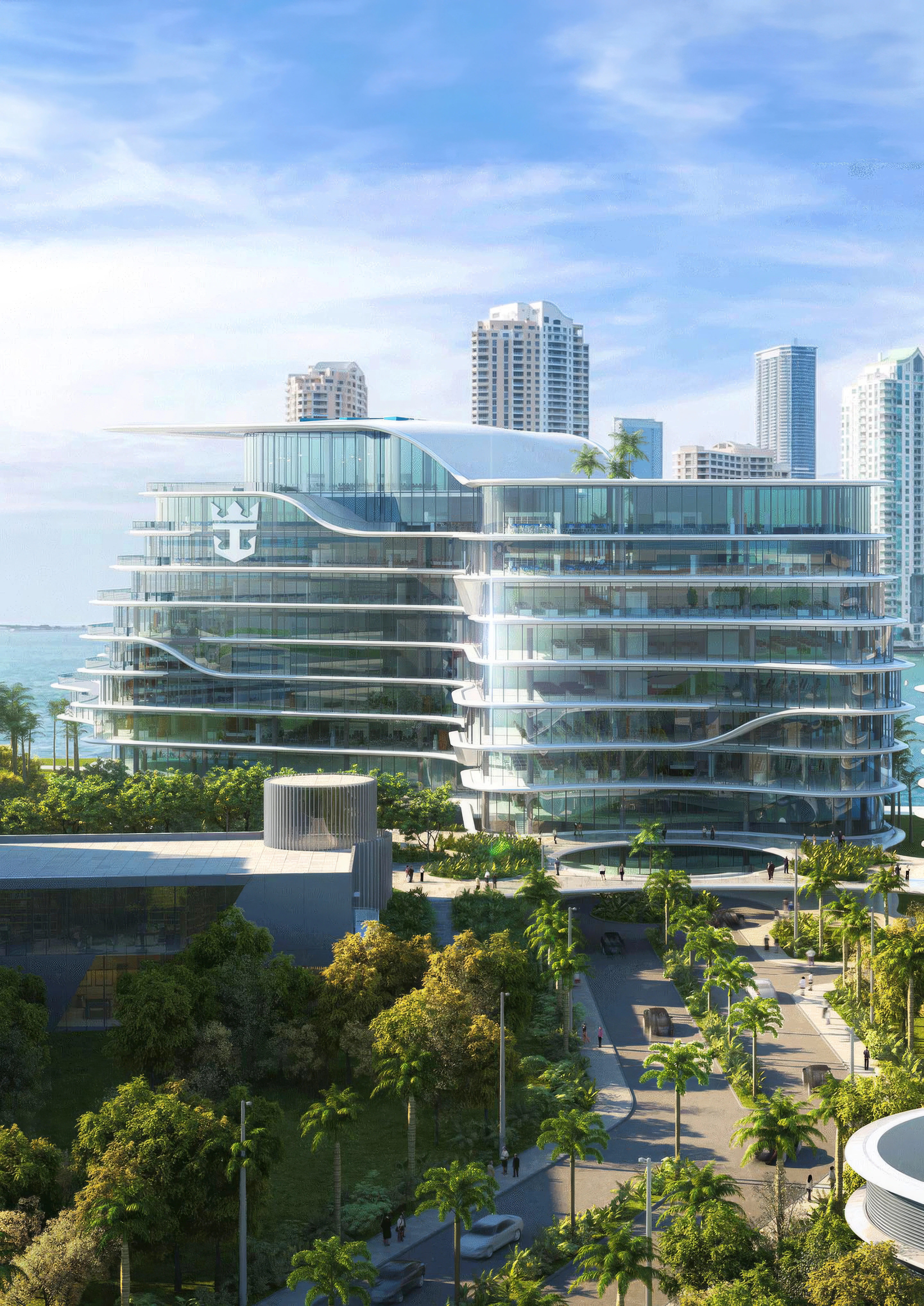 Royal Caribbean Group commences construction on new 10-story, HOK designed, PortMiami office headquarters, with completion scheduled for 2026