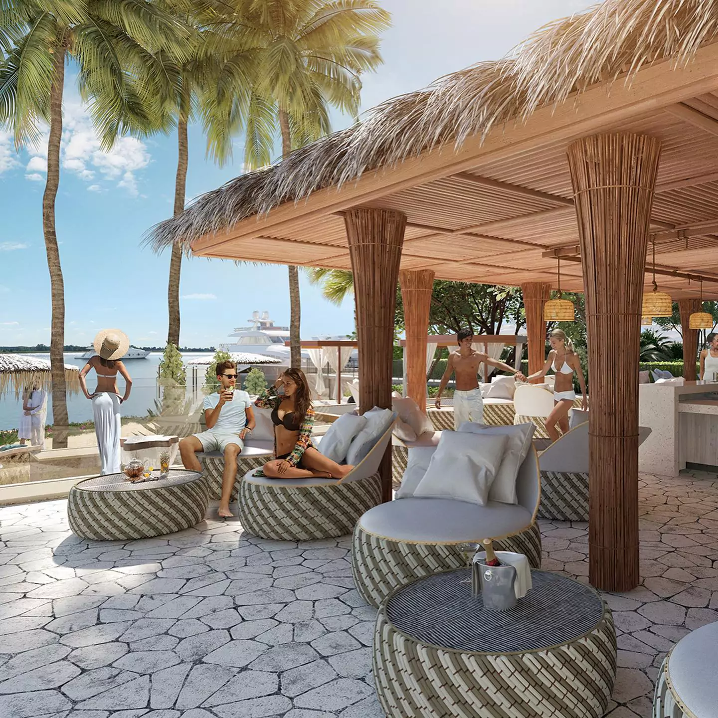 Icon Marina Village Welcomes First Move-Ins Last Week. Tenants just started moving in last week to Icon Marina Village, a new residential complex located on the sparkling shoreline of West Palm Beach.