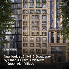 New look at 813-815 Broadway by Isaac & Stern Architects in Greenwich Village
