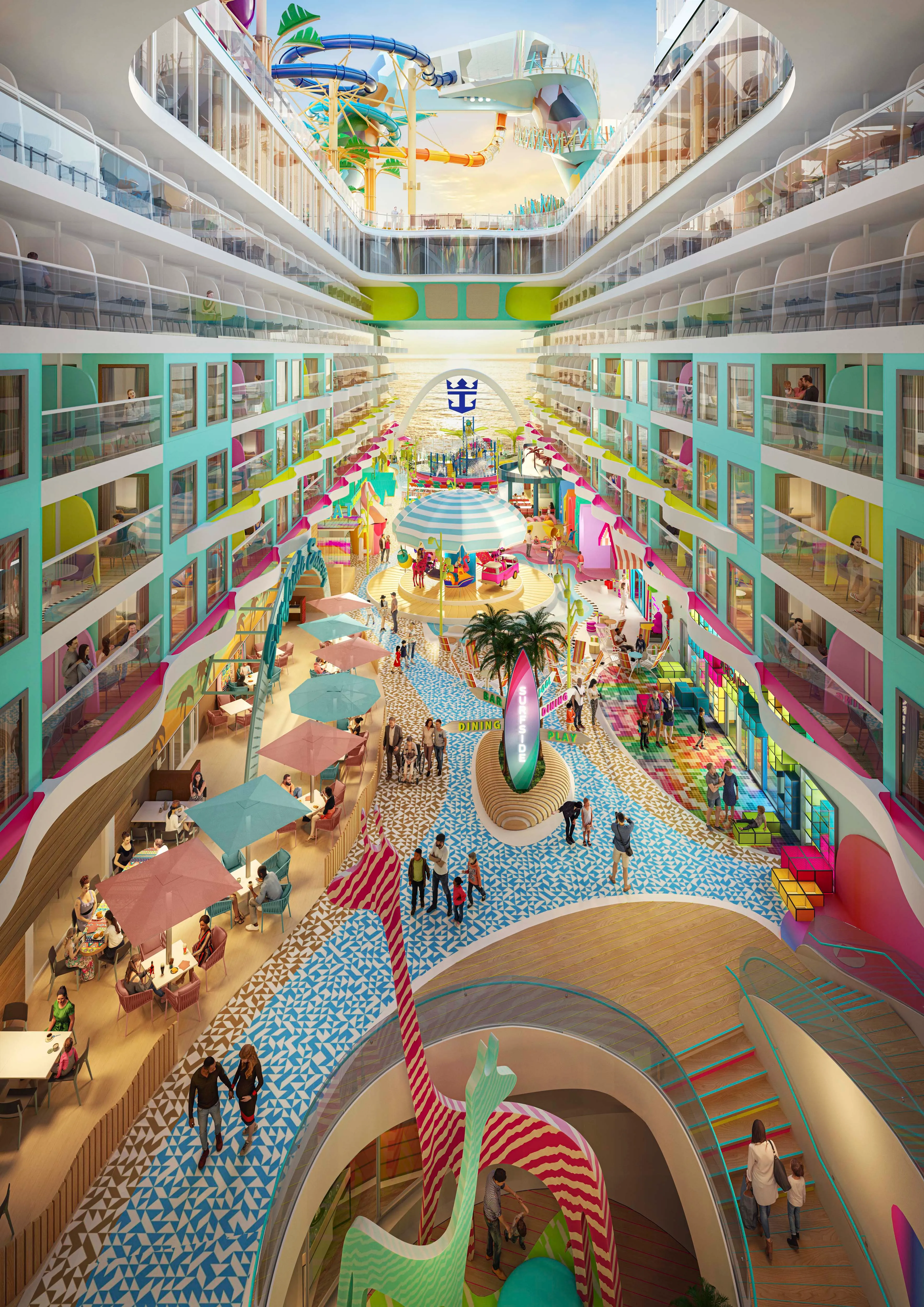 Royal Caribbean’s new Icon of The Seas, the largest cruise ship in the world, will debut in January