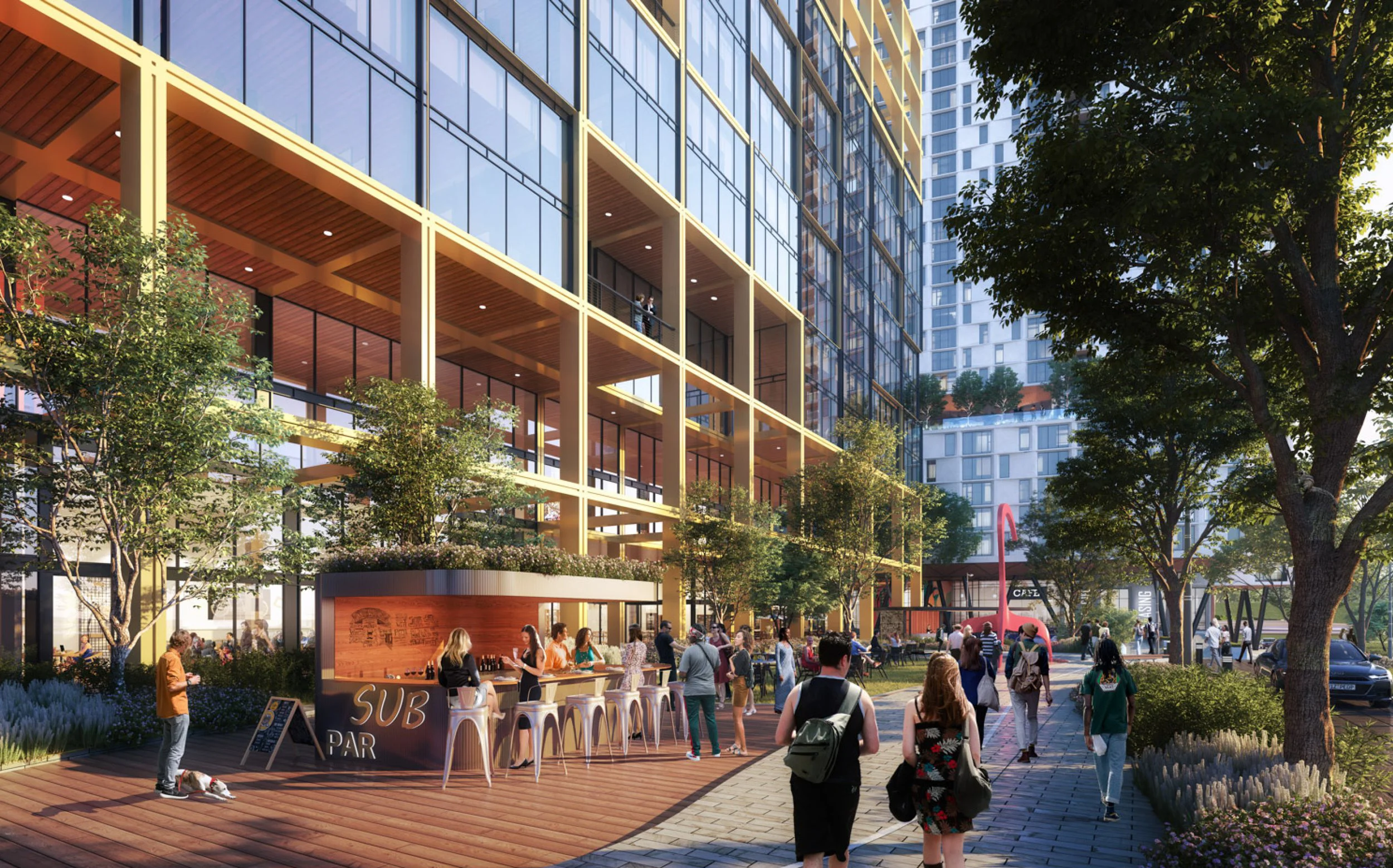 Station East, an 18-acre mixed-use development, aims to revitalize Nashville's East Bank into a second downtown with 1,400 residential units, offices, and 600 hotel rooms