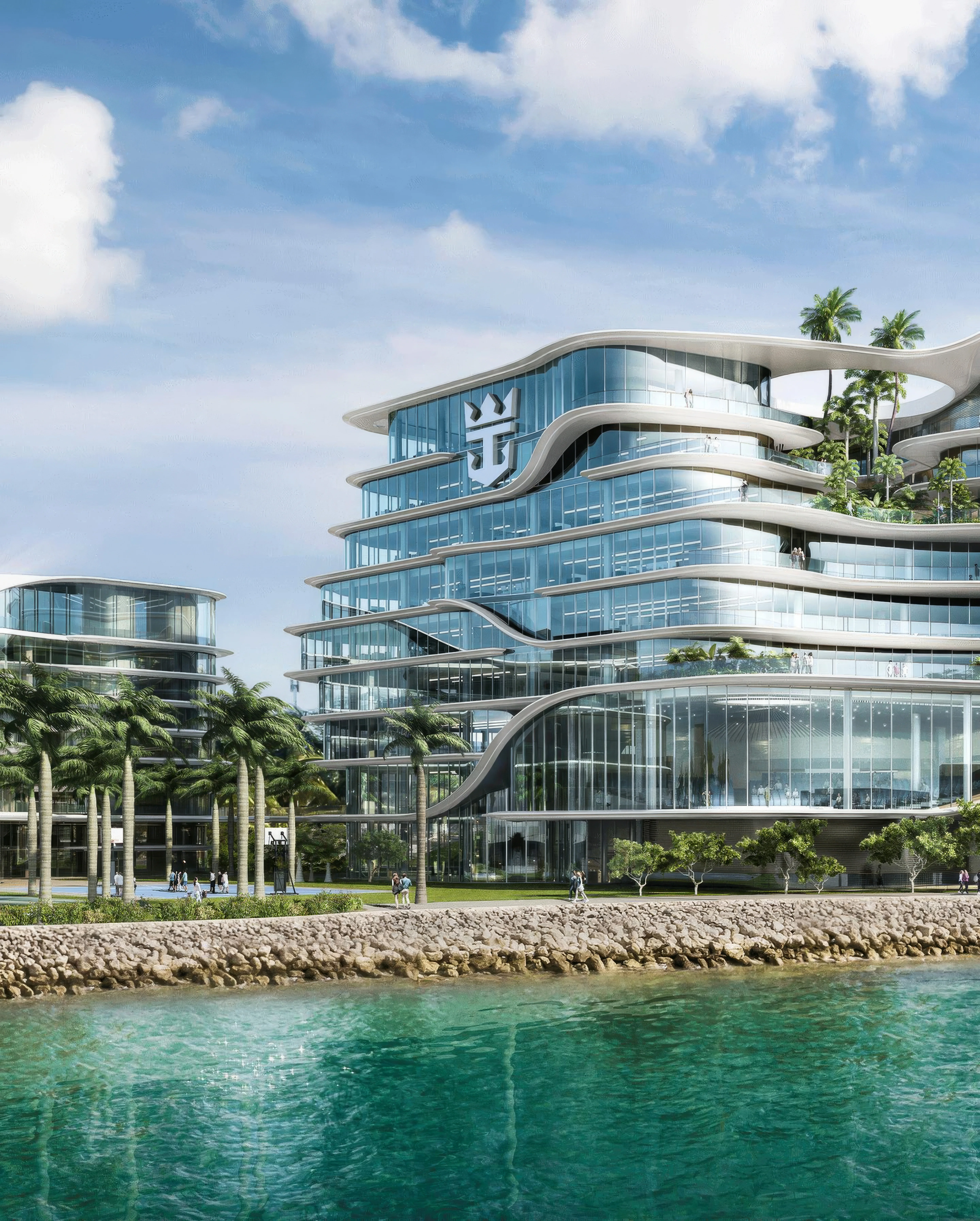 Royal Caribbean Group commences construction on new 10-story, HOK designed, PortMiami office headquarters, with completion scheduled for 2026