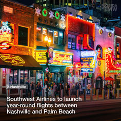 Southwest Airlines to launch year-round flights between Nashville and Palm Beach