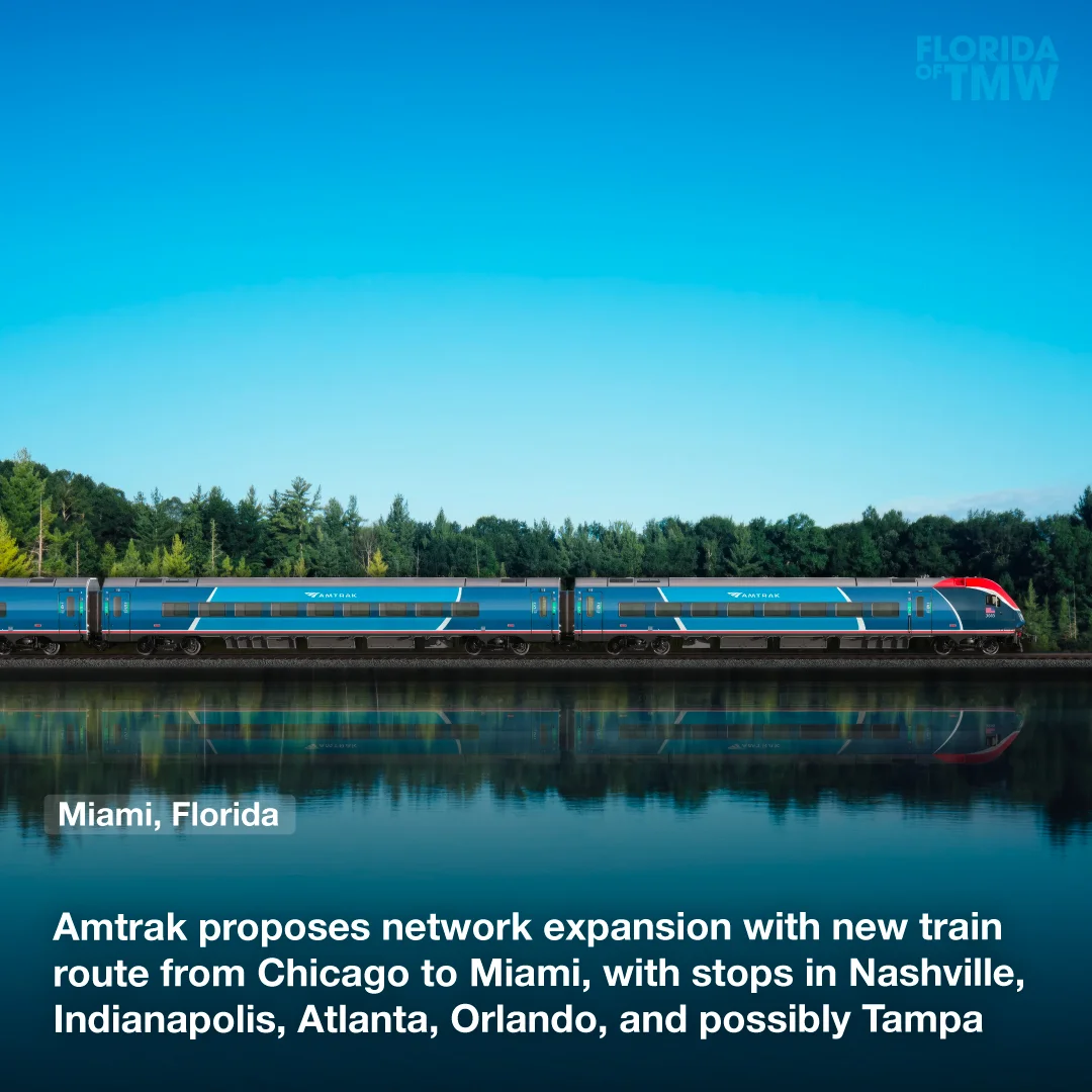 Amtrak proposes network expansion with a new train route from Chicago
