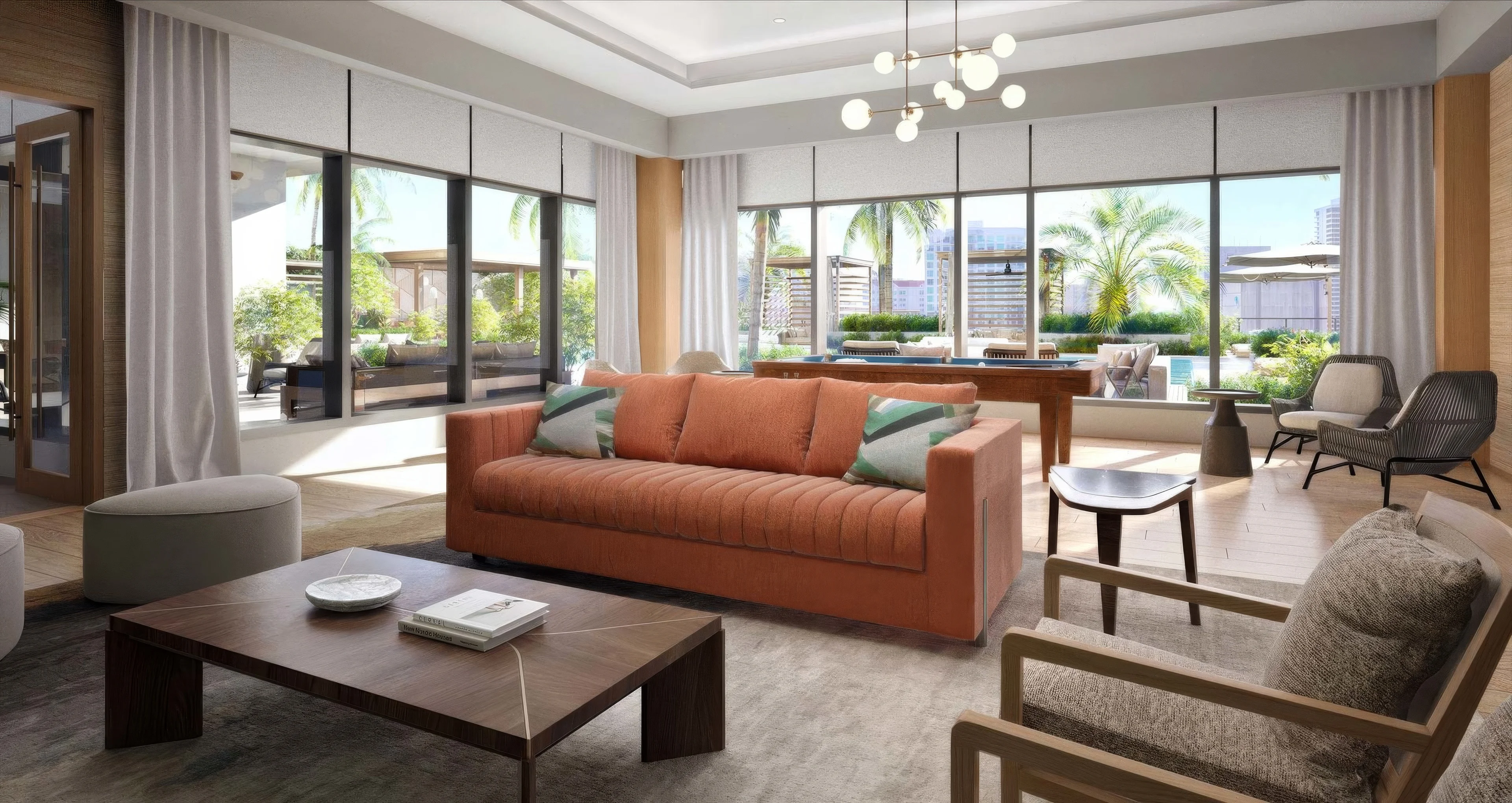 Laurel, a new 21-story apartment tower begins leasing at The Square in West Palm Beach, offering residents luxury amenities a few blocks from Brightline station 