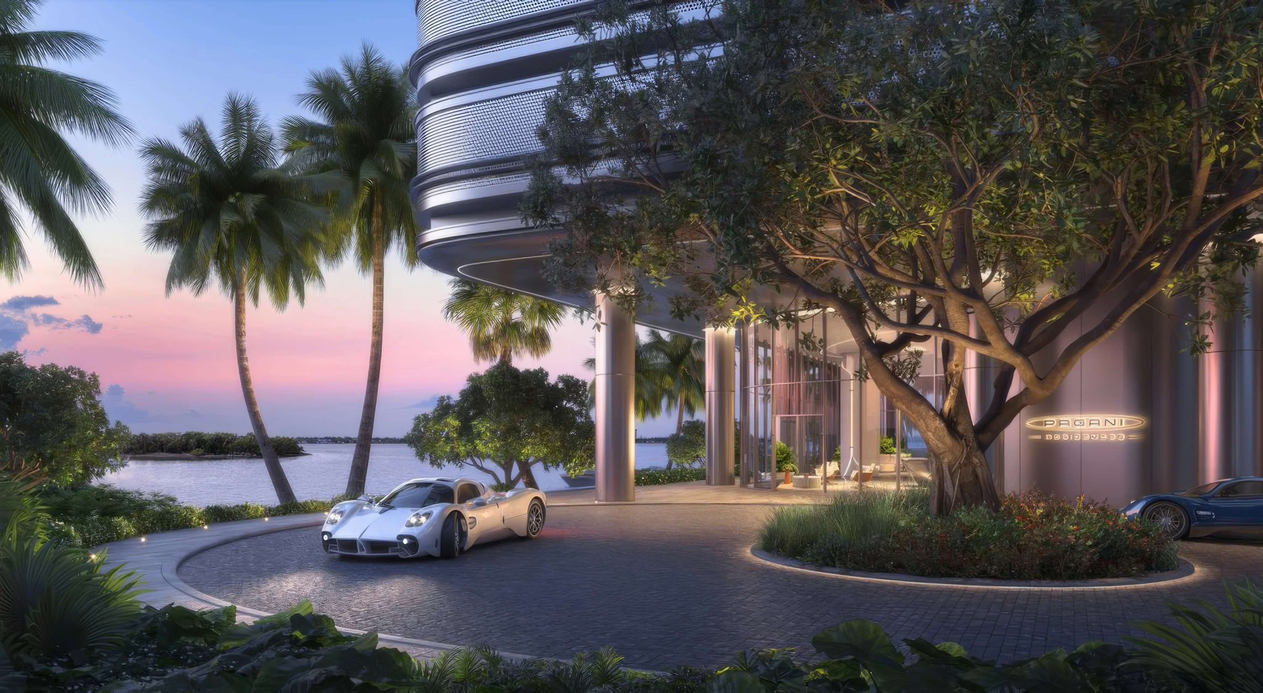 First Pagani residences in the world to launch in Miami’s North Bay Village, featuring 70 units in 28 stories, with prices starting at $2.4 million