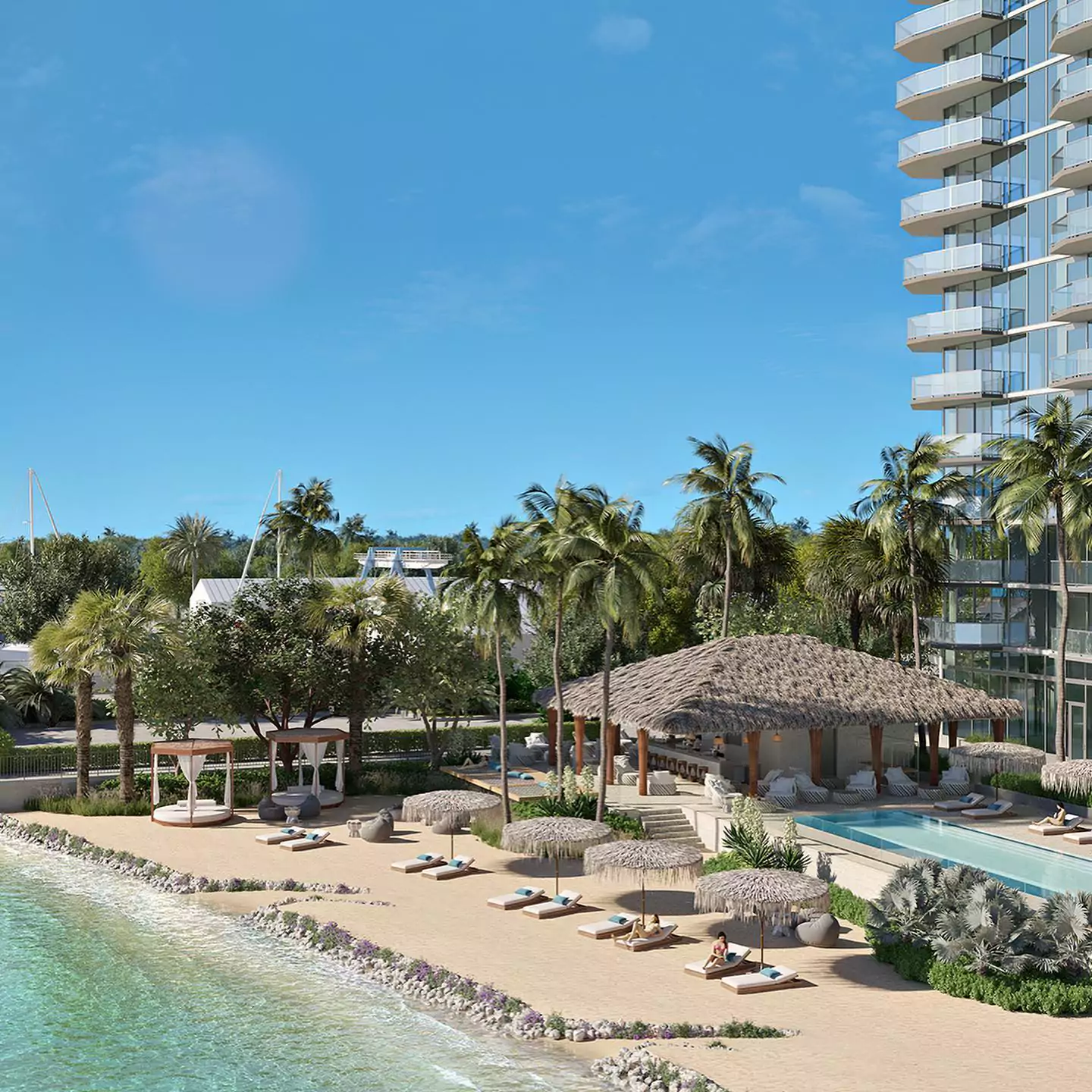 Icon Marina Village Welcomes First Move-Ins Last Week. Tenants just started moving in last week to Icon Marina Village, a new residential complex located on the sparkling shoreline of West Palm Beach.