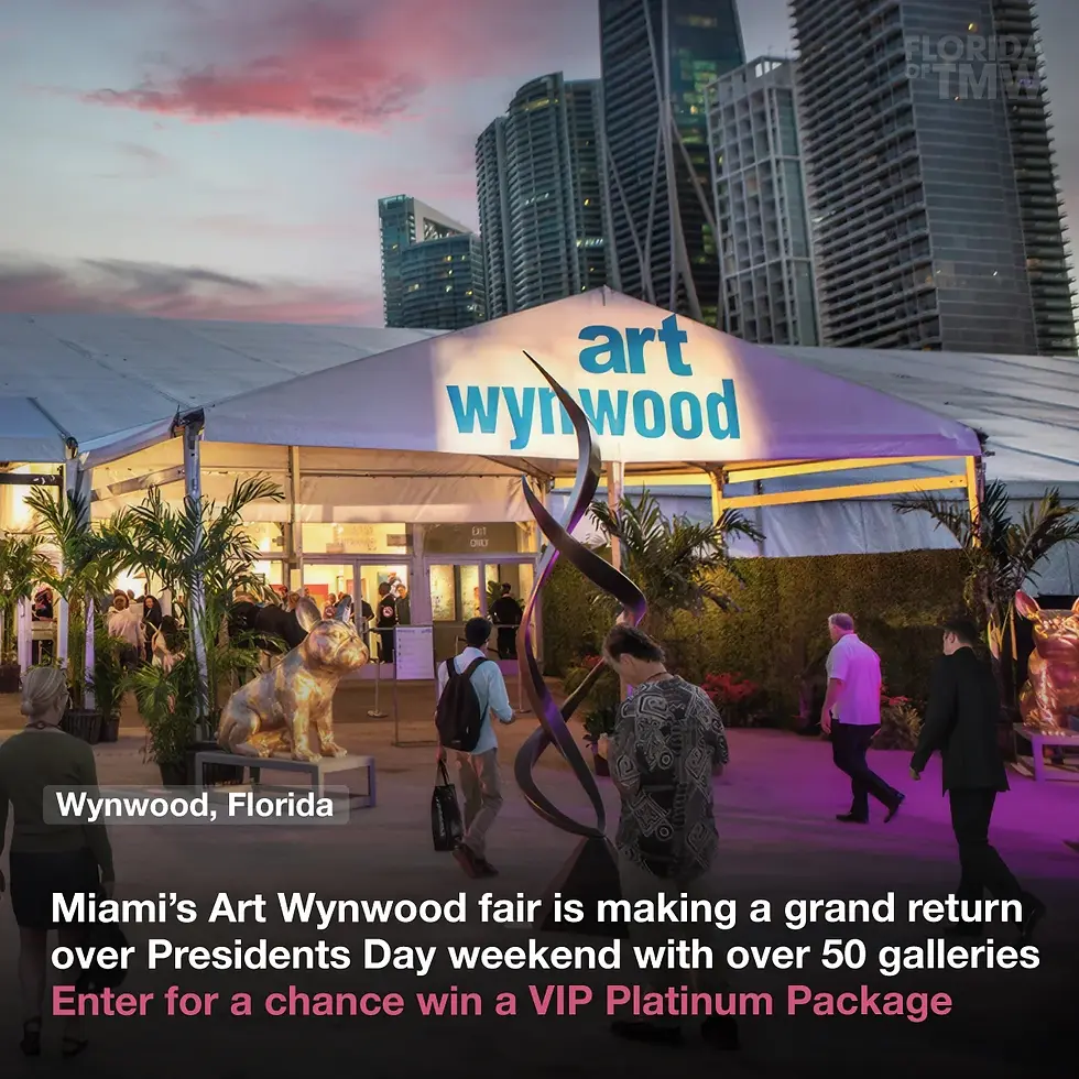Miami’s Art Wynwood Fair is making a grand return over Presidents Day weekend with over 50 galleries